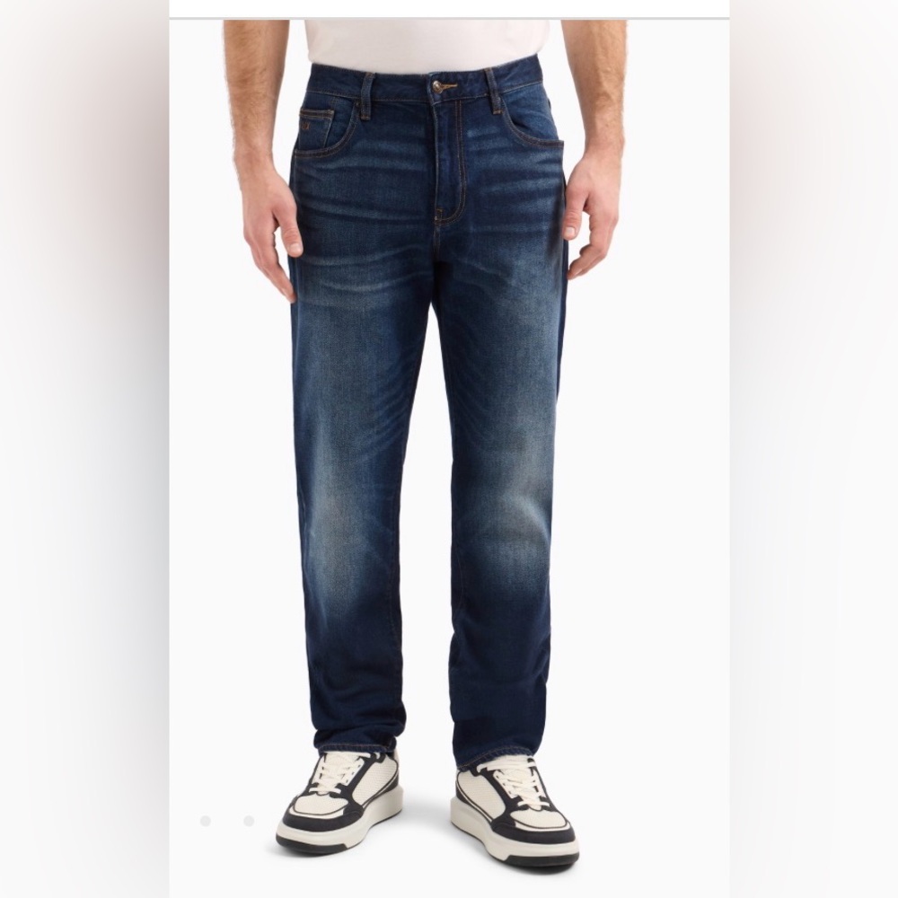 Armani Exchange Dark Blue Men’s J16 Straight Jeans Size 29